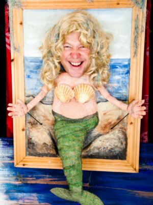 Craig dressed as a mermaid