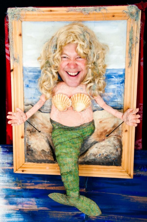 Craig dressed as a mermaid
